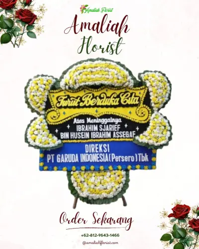 Papan Bunga Duka di Cijeruk
