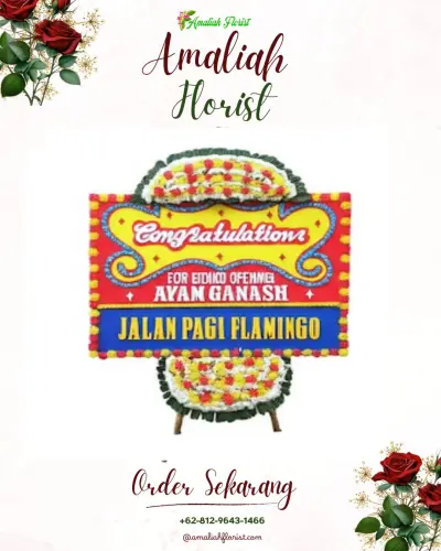 Bunga Papan Congratulation di Cijeruk